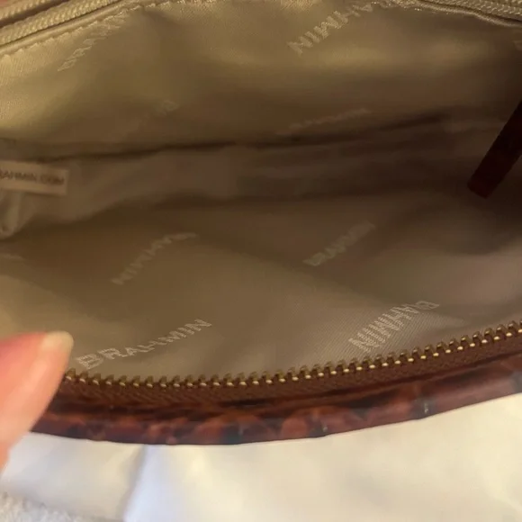 Brahmin Kayla Pecan Melbourne Wristlet Clutch - Picture 6 of 8